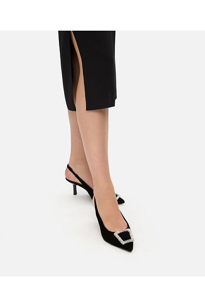 İpekyol High Heels with Crystal Stone Accessories