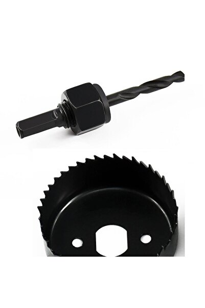 Badem10 Ahşap Panç Seti Duvar Buat Alçıpan Kartonpiyer Delme  Adaptör Takımı 16 Parça Delik Açma Testeresi