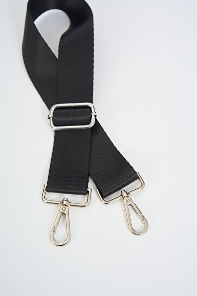 fluffy Mâner de geantă reglabil Midnight Negru (POLIESTER) 110 Cm L:4 Cm