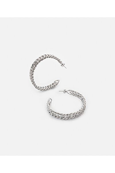 İpekyol Zincir dokulu halka küpe