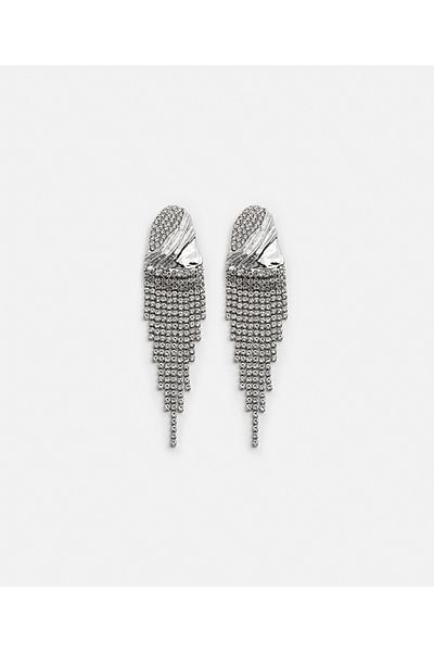 İpekyol Shiny Stone Dangle Earrings