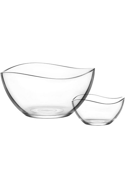 LAV Glass Bowl, 310 ml/18.7 Ltr, Clear