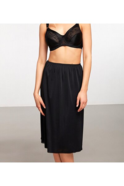 Kom Kadın Düz Renk Uzun Jüpon Korse LK.01.09.LL.048