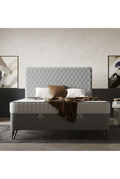 MODAMED Full Ortopedik Classic Lüks Bamboo Yaylı Yatak Ölçü Seçenekli, Sadece Yatakdır