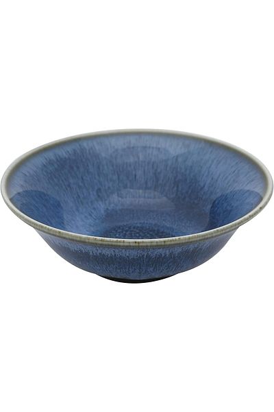 Trust Pro Porcelain Round Deep Soup/Salad/Cereal Bowl Trending Blue/Black Colour 5 Inch / 12.7 cm (F