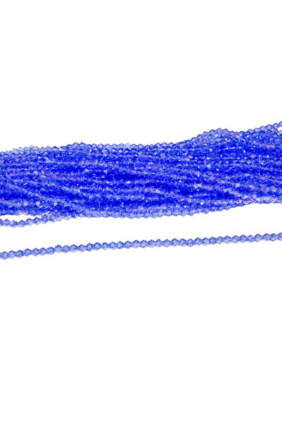 Serhat Aksesuar ve El İşçilik 4 mm Spirit Blue Pyramid Crystal Glass Beads 1 ...