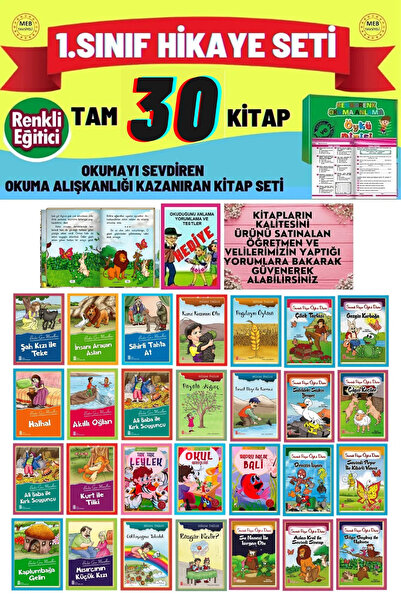 Ata Yayıncılık 1.sınıflar Için Okumayı Hızlandıran Ve Sevdiren Rengarenk Hika...