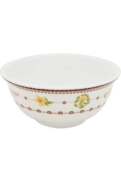Narjis Deep Bowl, 12 Pieces, 14 cm, White