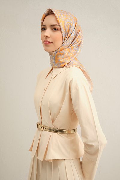 Armine 2025 Άνοιξη Καλοκαίρι Σεζόν 100% Sura Silk Scarf 9304dm 37