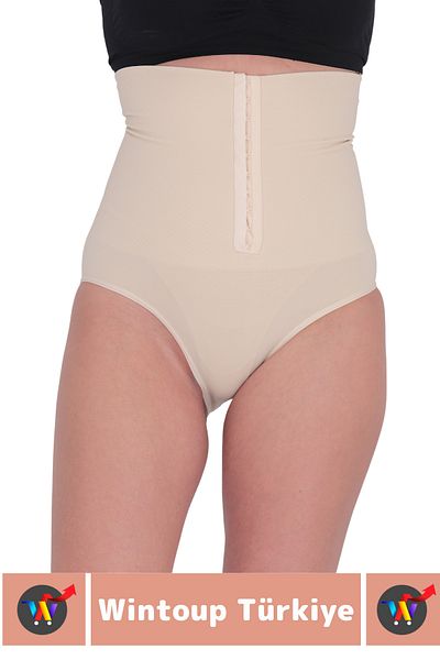Wintoup Special Production Body Shaper Size Reducing Recovery High Waist Slip Corset with Clips