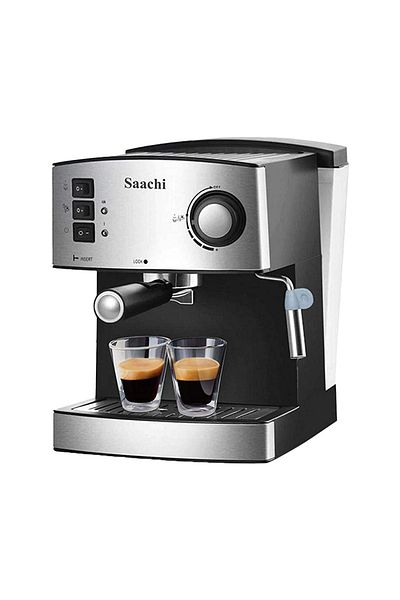 SAACHİ Saachi Coffee Maker With 15 Bar Automatic Steam Pressure Pump NL-COF-7055 - Black