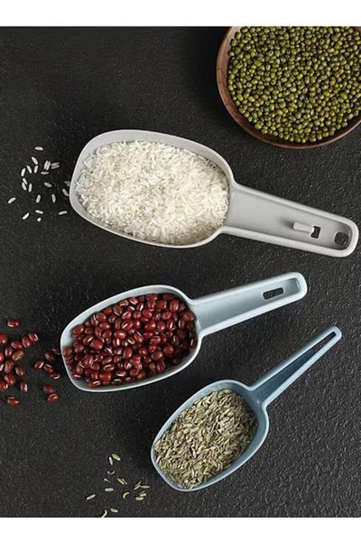 co arma 9 Piece Plastic Measuring Spoon Set in Different Sizes and Shapes Multicolor