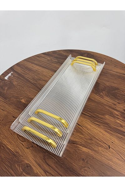 Living 3-Piece Transparent Serving Tray Set