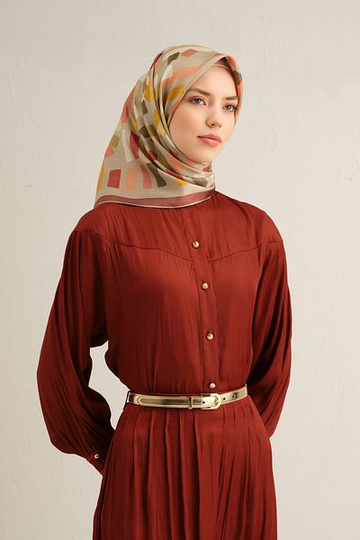 Armine 2025 Άνοιξη Καλοκαίρι Σεζόν 100% Sura Silk Scarf 9341dm 01
