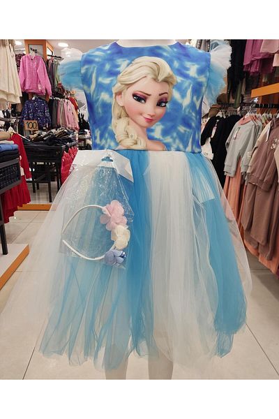 Yonca Çocuk Rochie Elsa pentru fete Lumia Kids 0814