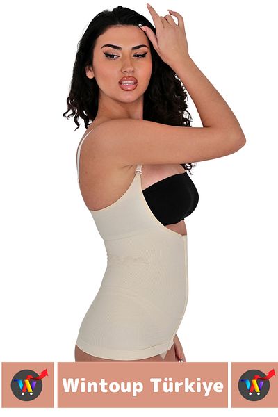 Wintoup Special Production Body Shaper Size Reducing Recovery Underbust Corset with Underbust Painless Strap Waist