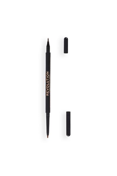 MAKEUP REVOLUTION كحل ريفوليوشن فيلت آند كحل بني