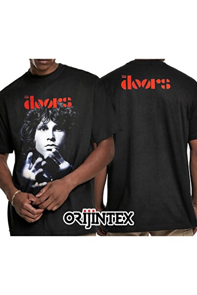 orijintex Tricou negru pentru bărbați The Doors