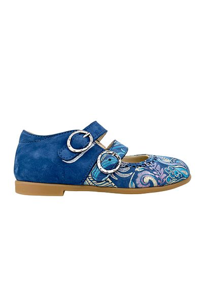 Nubebe Blugi balerină din piele cu model Alara