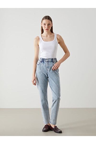 LC Waikiki Indigo Slim Mom Women's Jean Pants