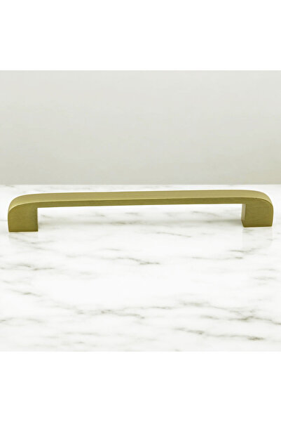 Badem10 Zehra (128 mm - 12,8 cm) Mobilier din metal auriu mat Sertar de bucătărie Dulap dulap Mâner Mâner