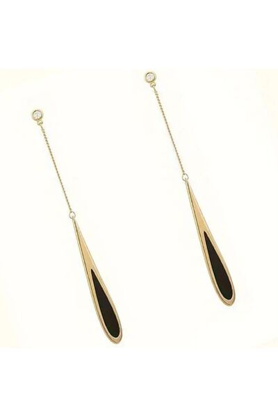 Dgt Luxury Su Damlası, Gözyaşı Küpe-Kulak İğnesi Paslanmaz Çelik