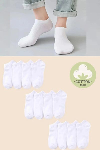 Mikka Lüks Unisex 9'lu απλές κάλτσες Εξαιρετική άνεση, επιλογή σε μαύρο και άσπρο γκρι χρώμα