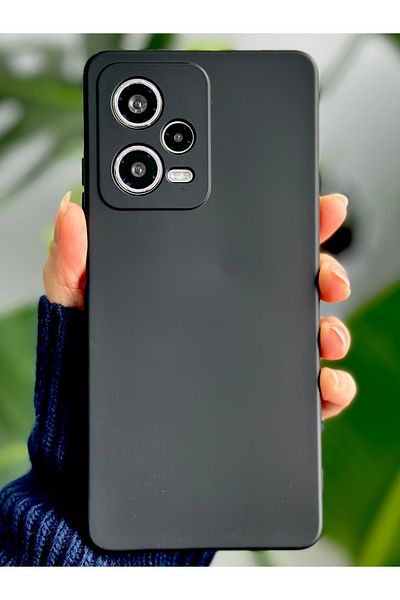 Go Aksesuar حافظة سيليكون مرنة متوافقة مع هاتف Redmi Note 12 Pro 5G