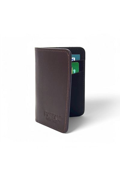 PAFTALI DERİ Handmade Real Leather Card Holder Wallet