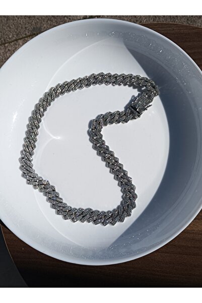 Özgür Cuban Chain Steel Necklace