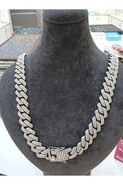 Özgür Cuban Chain Steel Necklace
