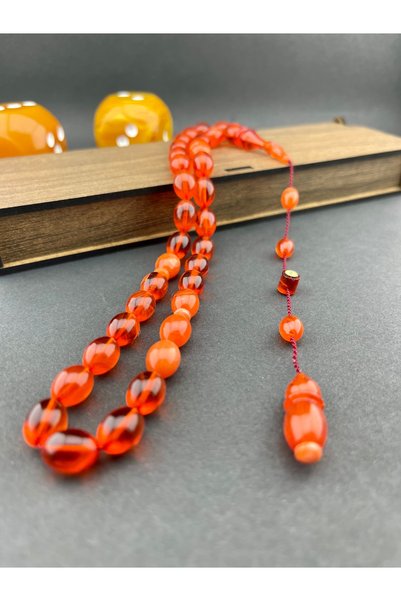 KEHRİBARGRAM FIRE AMBER ROSARY