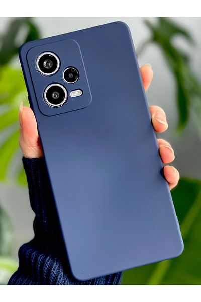 Go Aksesuar حافظة سيليكون مرنة متوافقة مع هاتف Redmi Note 12 Pro 5G
