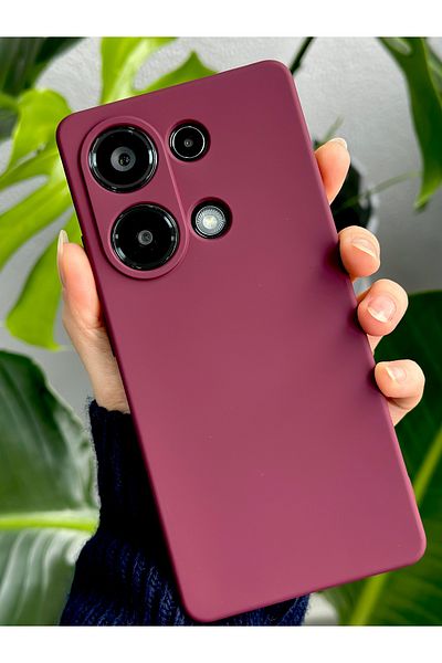 Go Aksesuar حافظة سيليكون مرنة متوافقة مع Redmi Note 13 Pro 4G