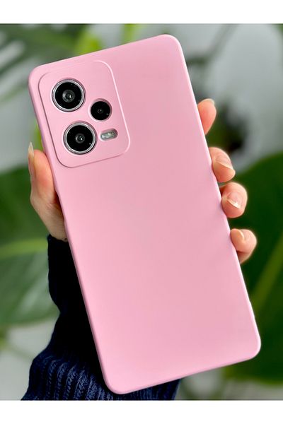 Go Aksesuar حافظة سيليكون مرنة متوافقة مع هاتف Redmi Note 12 Pro 5G