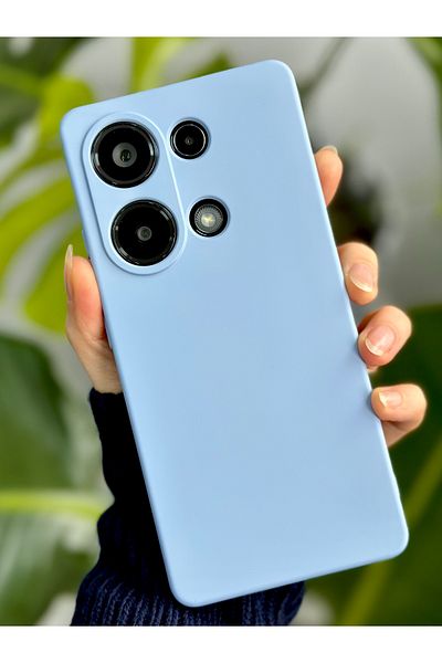 Go Aksesuar حافظة سيليكون مرنة متوافقة مع Redmi Note 13 Pro 4G