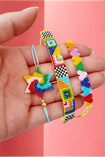 Atölye Colorful Miyuki Set of 3