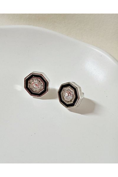 mos&more Silver Serenay Model Women's Earrings