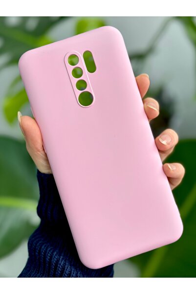 Go Aksesuar Redmi 9 Uyumlu İçi Kadife Lansman Esnek Silikon Kılıf