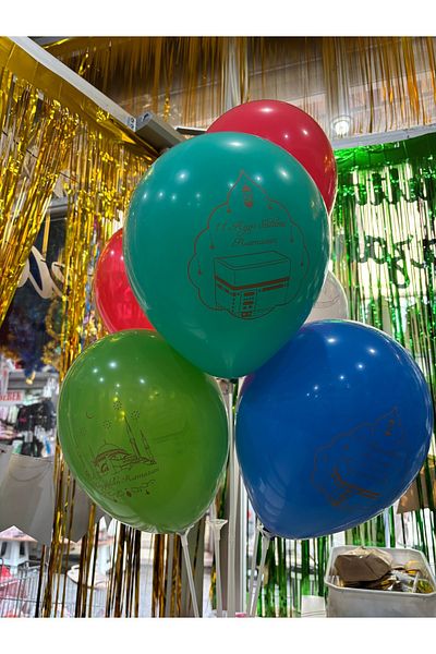 Deniz Party Store WELCOME RAMADAN PRINTED BALLON 10 PIECES