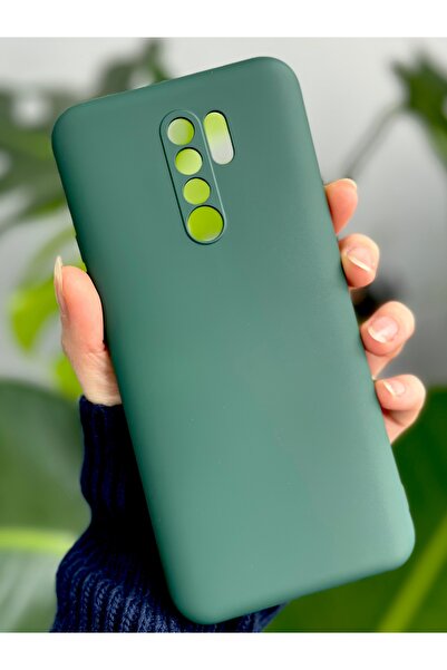 Go Aksesuar Redmi 9 Uyumlu İçi Kadife Lansman Esnek Silikon Kılıf