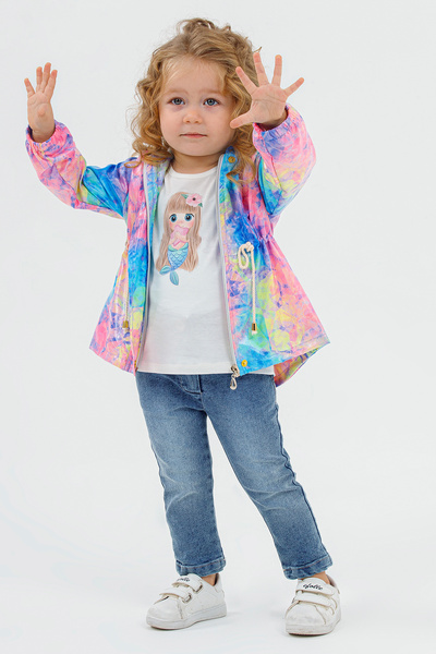 Miss Lore مجموعة مطر ملونة من 9 إلى 24 شهرًا مكونة من 3 قطع