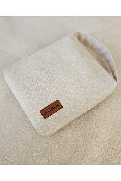 ALTINPAMUK Natural Plain 70X115 C1 Embroidery Bag