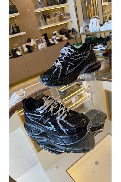 KRISTE BELL Imported Glitter Model Thick Sole Comfortable Fit Sneakers