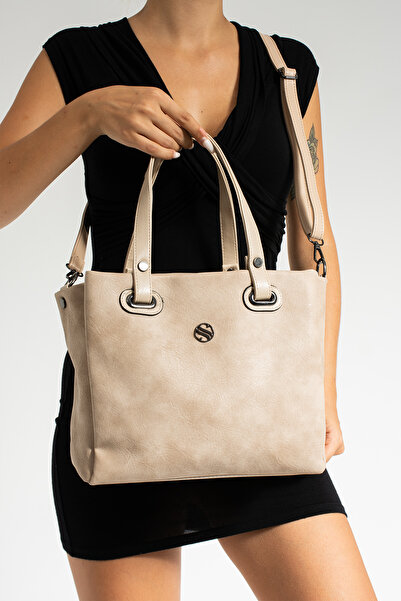 Sanmorris Kadın Çapraz Çapraz Askılı Yumuşak Dokulu 4 Gözlü Aksesuar Omuz Ve ...