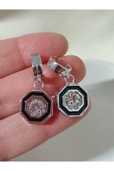 mos&more Silver Serenay Model Dangle Women's Earrings