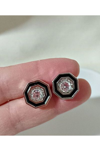 mos&more Silver Serenay Model Women's Earrings