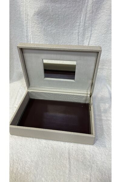 SimeStore Aynalı Organizer Sandık (Makyaj-Takı-Traş Kutusu)