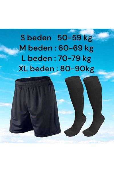 Gök Sports Σετ σορτς και κάλτσες ποδοσφαίρου προπόνησης - Σορτς γηπέδου κολάν