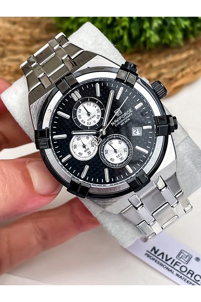 Naviforce New Season Steel Cord Men's Wristwatch Bracelet with Gift Father's Day Gift